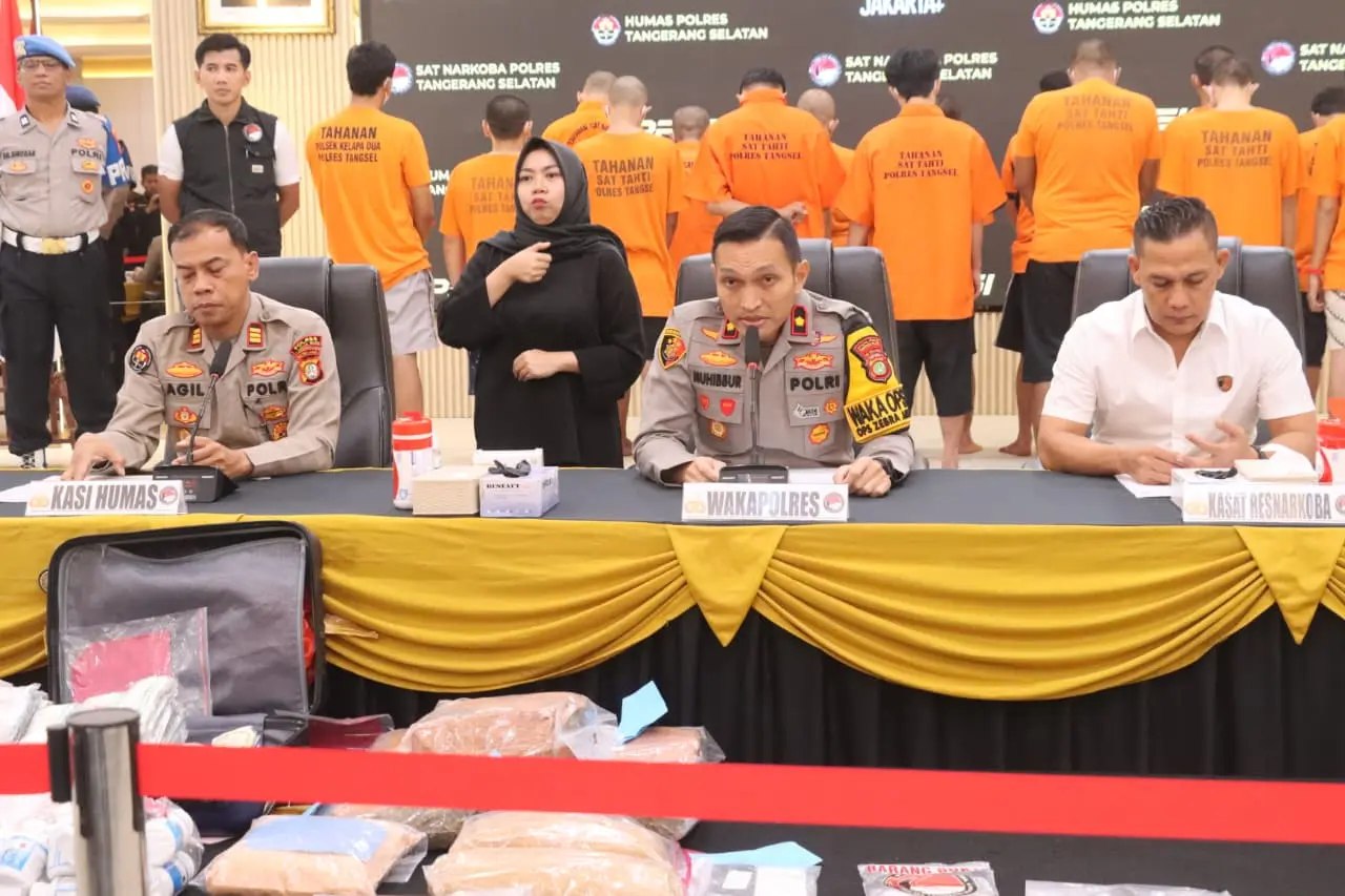 Wakapolres dan Kasat Narkoba