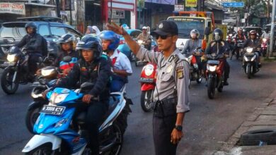 Gatur Lalin Polsek Pamulang